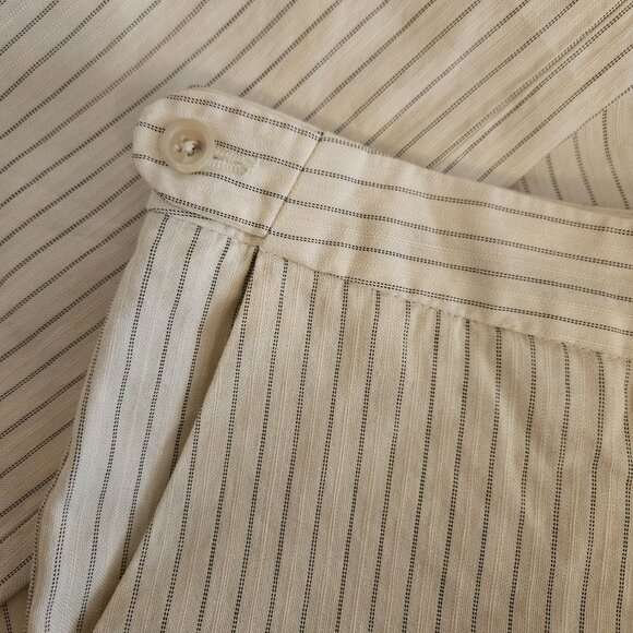 Banana Republic Wide Leg Pinstripe Pants Size 14 - Picture 3 of 7